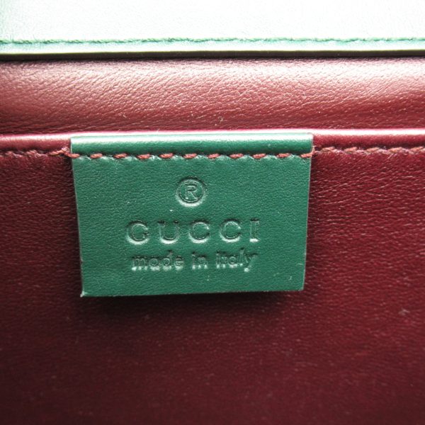 6 Gucci Calf Leather Green 2 way Shoulder Bag