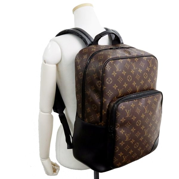 7 Louis Vuitton Dean Backpack Rucksack Daypack Monogram Macassar Brown