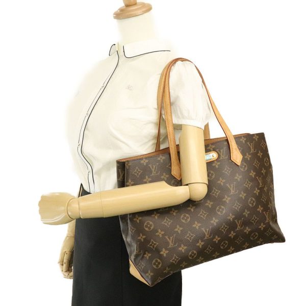 7 Louis Vuitton Wilshire Monogram Brown MM Tote Shoulder Bag