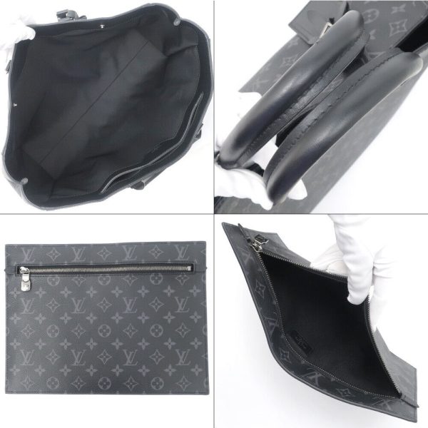 8 Louis Vuitton Grand Sac Monogram Eclipse Tote Bag