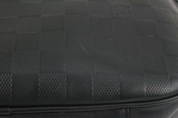 8 Louis Vuitton Black Damier Infini Leather Ambler Crossbody Bum Bag