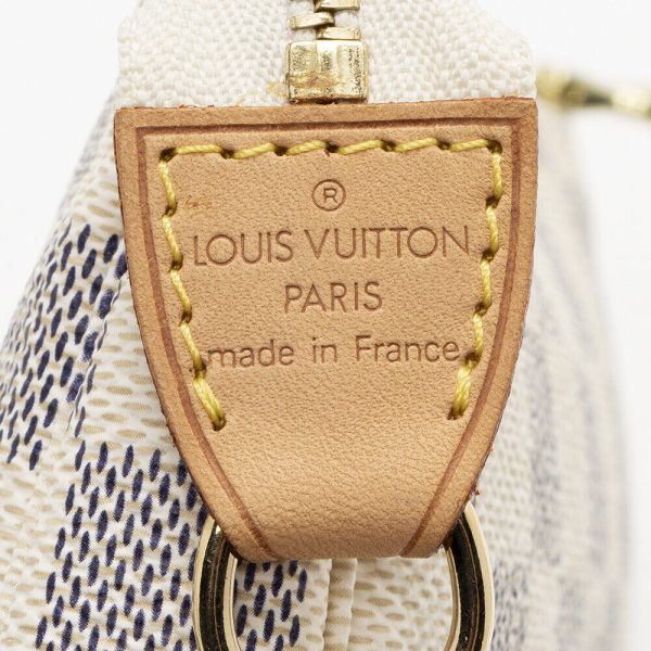 8 Louis Vuitton Damier Azur Mini Pochette Accessoires pouch