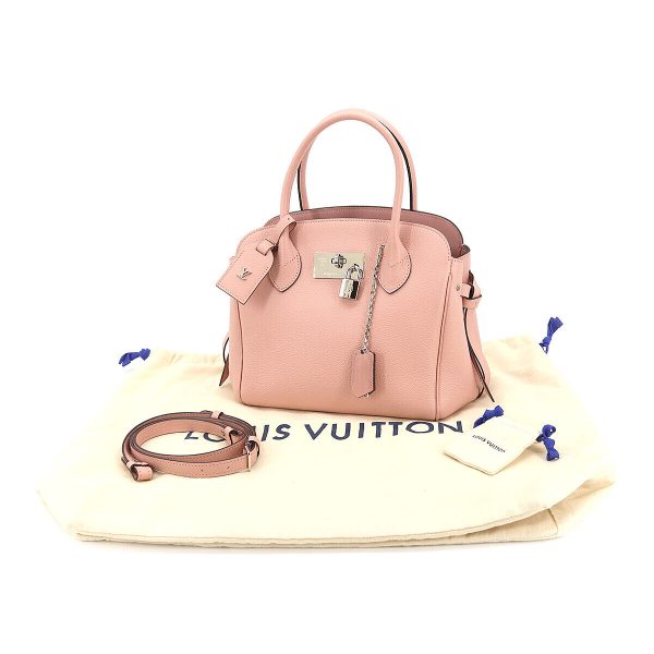 8 Louis Vuitton Milla PM Hand Shoulder Bag Leather Rose Poudre