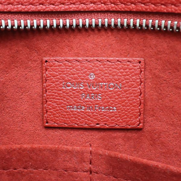 8 Louis Vuitton Monogram Very Zip Tote 2WAY Bag Ruby Red Ladies