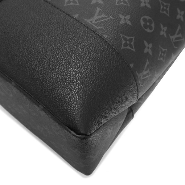 8 Louis Vuitton Saumur Tote Shoulder Bag Diagonal Monogram Eclipse Black