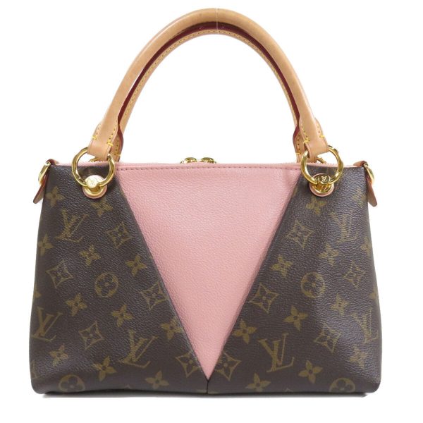 s l16002 Louis Vuitton V Tote BB Monogram canvas Handbag Pink