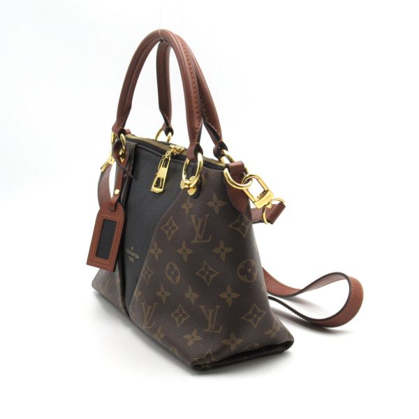 s l16003 Louis Vuitton V Tote BB ShoulderBag Monogram canvas Black