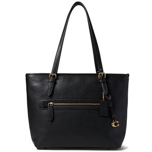 1 Coach Tote Bag Leather Black Shoulder Bag