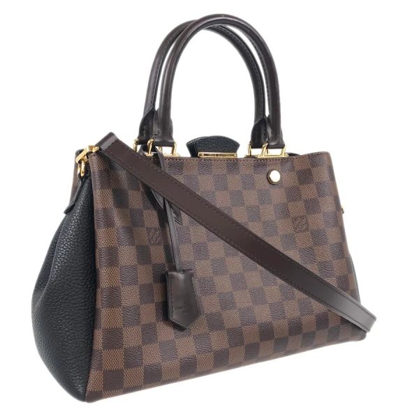 1 Louis Vuitton Brittany Damier Ebene Shoulder bag black