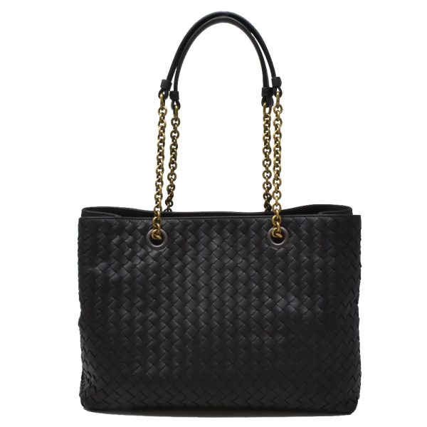 1 Bottega Veneta Tote Bag Business Bag Leather Black Shoulder Bag