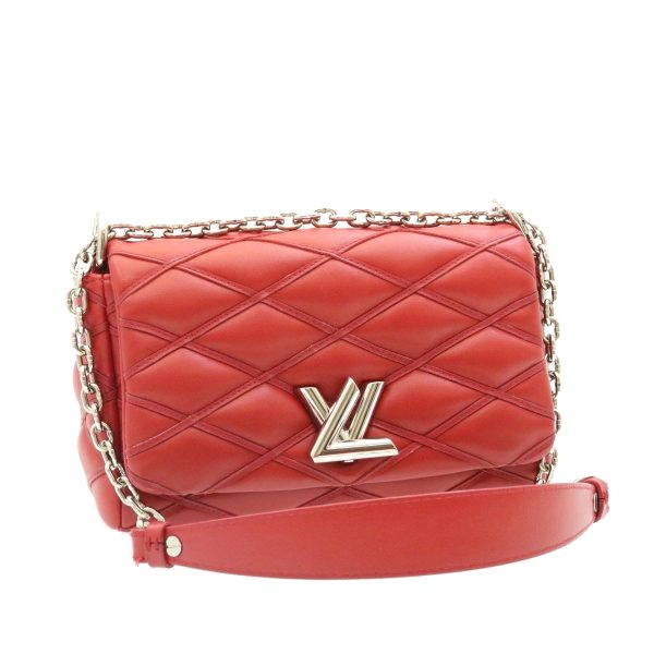 1 Louis Vuitton Maltage Chain Shoulder Leather Red Mini Shoulder Bag