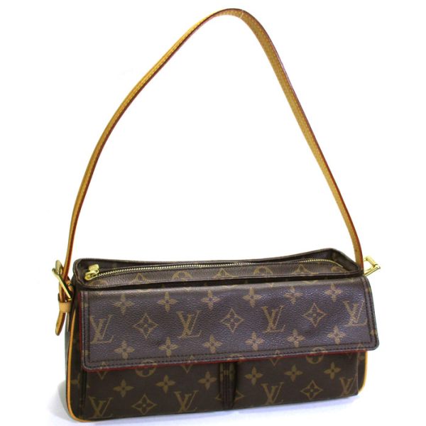 1 Louis Vuitton Viva Cite MM Monogram Brown Shoulder Bag