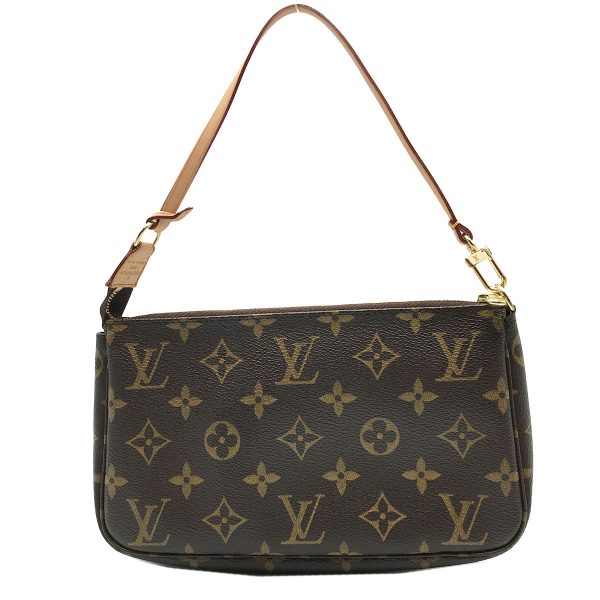 1 Louis Vuitton Pochette Accessory Pouch Monogram Brown Handbag