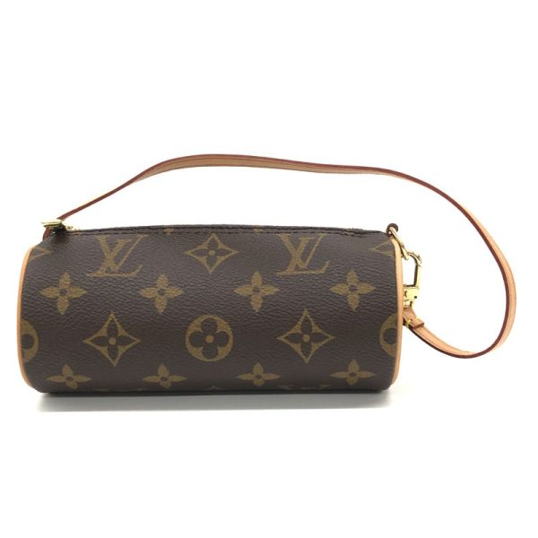 1 Louis Vuitton Papillon Monogram Handbag Leather Brown