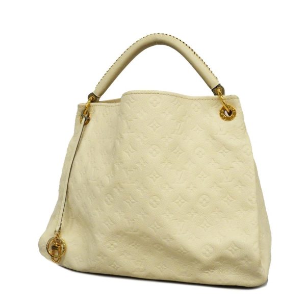 1 Louis Vuitton Artsy MM Metal Fitting Gold Monogram Implant Hobo white