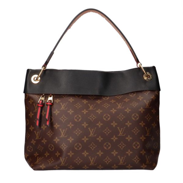 1 Louis Vuitton Tuileries Hobo Monogram Noir Brown Black