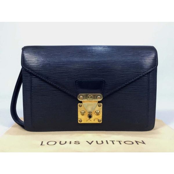 1 Louis Vuitton Dragonne Monogram Epi Black Shoulder Bag