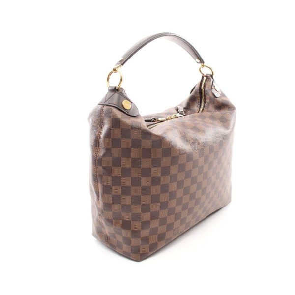 1 Louis Vuitton Duomo Hobo Damier Ebene Shoulder Bag Brown