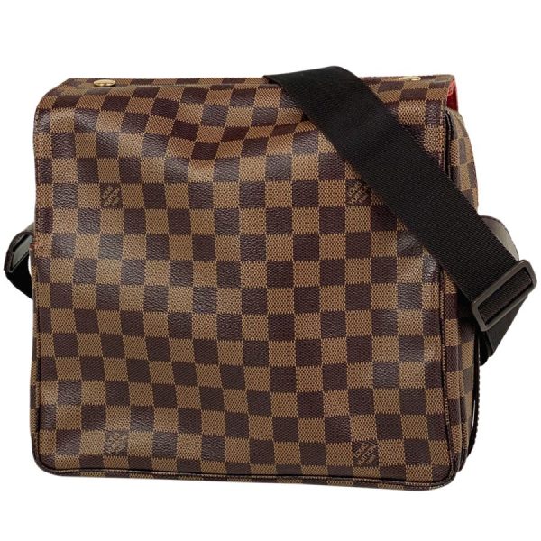 1 Louis Vuitton Naviglio Metal Fittings Damier Ebene Brown Crossbody