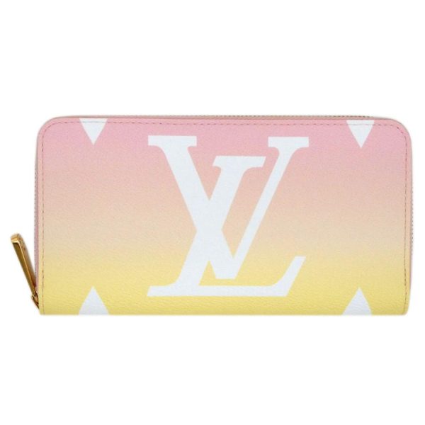 1 Louis Vuitton Visor Pool Zippy Wallet Pink Canvas Calf Leather Wallet Handbag