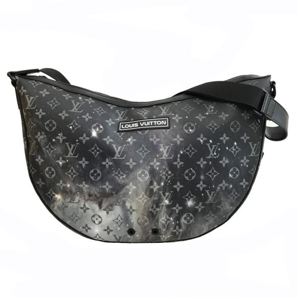 1 Louis Vuitton Galaxy Alpha Hobo Bumbag Body Bag Black