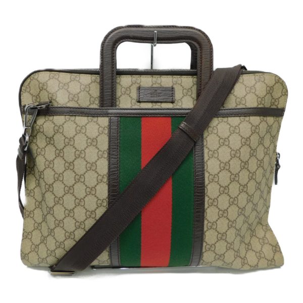 1 Gucci Sherry Business Bag GG Canvas Beige Shoulder Strap