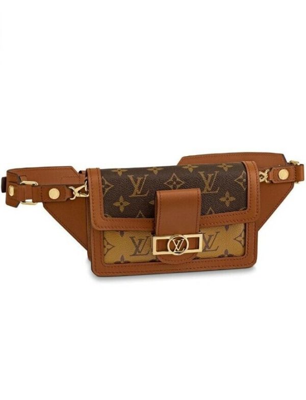 1 Louis Vuitton Bumbag Monogram Reverse Coated Canvas Brown