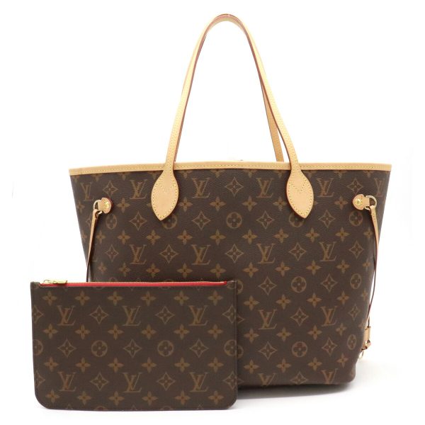 1 Louis Vuitton Neverfull Monogram Cerise MM Tote Bag Shoulder Bag