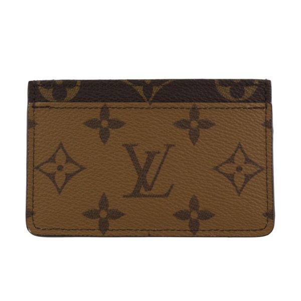 1 Louis Vuitton Business Card Holder Monogram Reverse Wallet Handbag