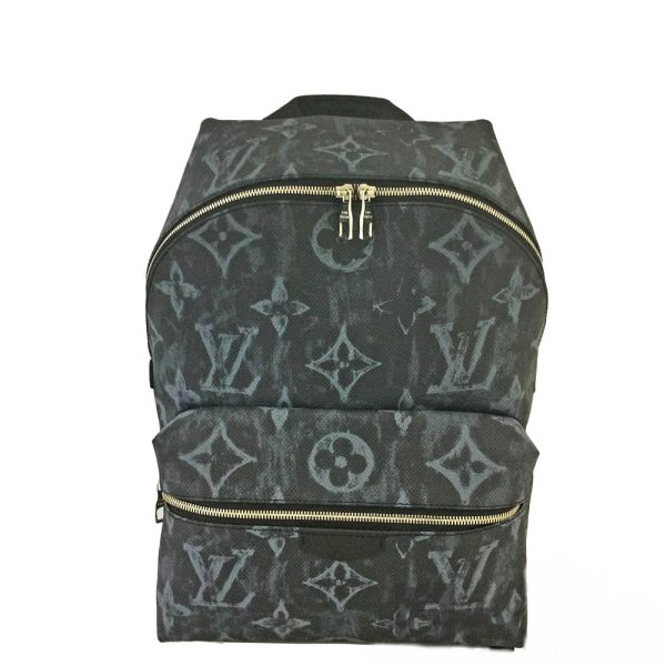 1 Louis Vuitton Discovery Backpack Monogram Pastel Noir Black Gray PM Shoulder Bag