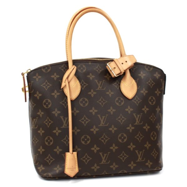 1 Louis Vuitton Lockit Monogram Leather Brown PM Handbag