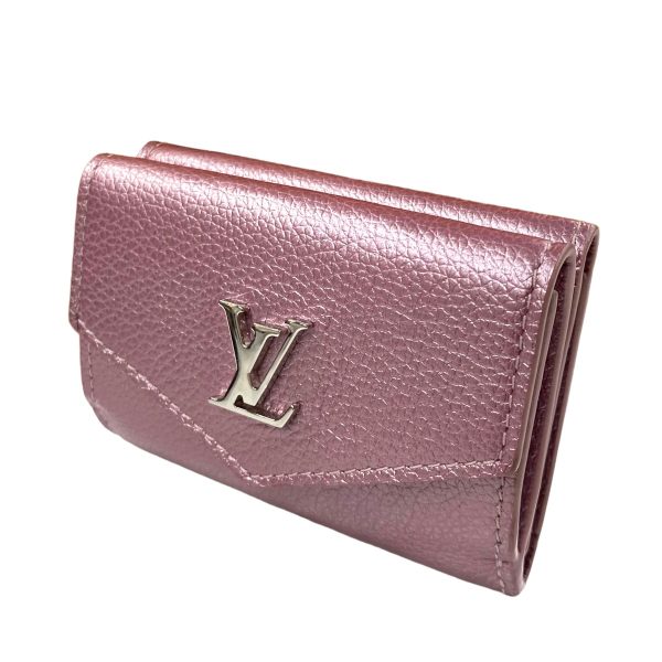 1 Louis Vuitton Portofoil Lock Crystal Rose Mini Wallet Handbag