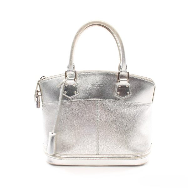 1 Louis Vuitton Lockit Sukhari Arjan Leather Silver PM Handbag