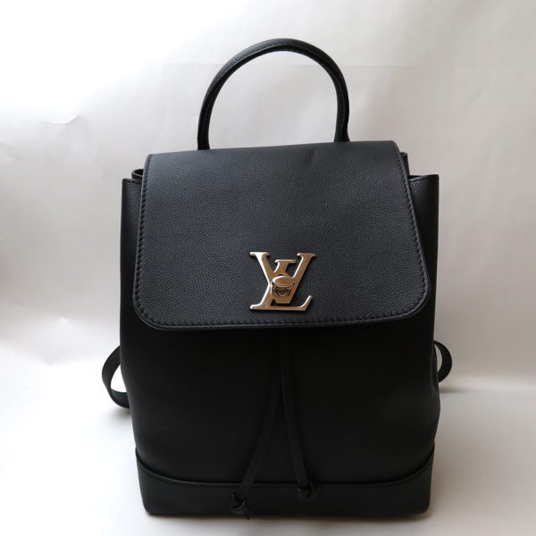 1 Louis Vuitton Lock Me Backpack Black Rucksack