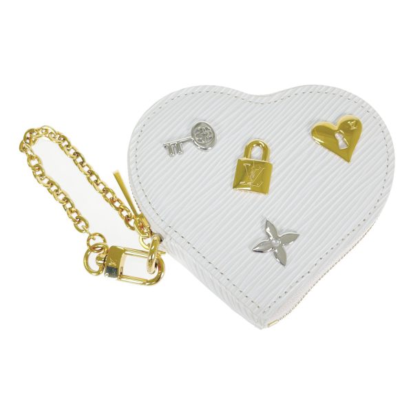 1 Louis Vuitton Portomonet Cool Love Lock Epi White Gold Hardware Shoulder bag