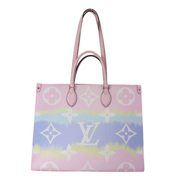 1 Louis Vuitton Tote Bag On The Go Monogram Leather Pastel GM LV 2way Shoulder Bag