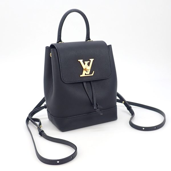 1 Louis Vuitton Lockme Backpack Mini Calfskin Black