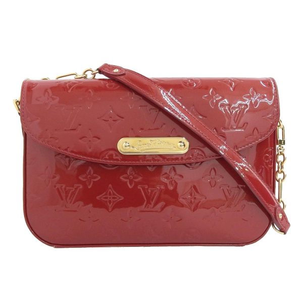 1 Louis Vuitton Rodeo Drive Vernis Shoulder Bag Red