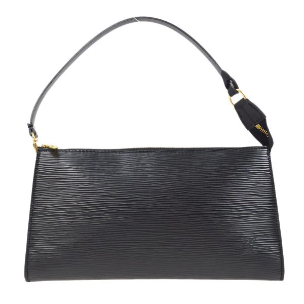 1 Louis Vuitton Pochette Accessoires Handbag Black Epi