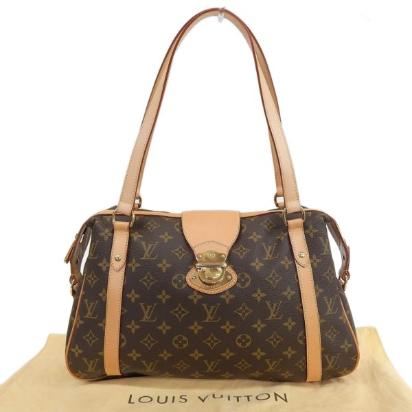 1 Louis Vuitton Stresa PM Monogram Leather Brown Shoulder Bag