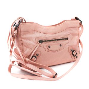 1 Balenciaga Giant Hip Leather Pink Shoulder Bag