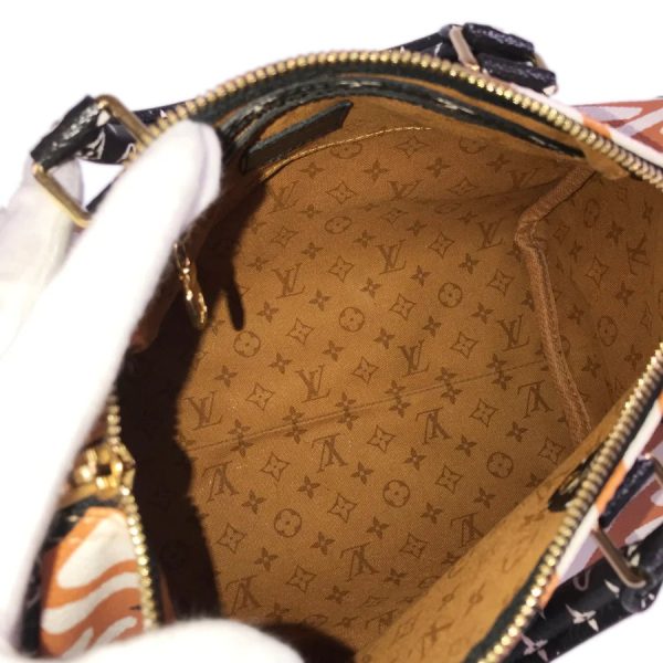 12 Louis Vuitton Speedy 25 Bandouliere Monogram Giant LV crafty Handbag