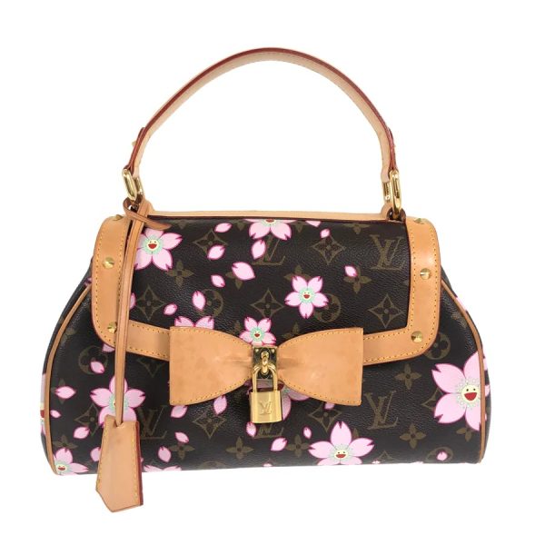 14 Louis Vuitton Cherry Blossom Sac Retro PM Handbag black