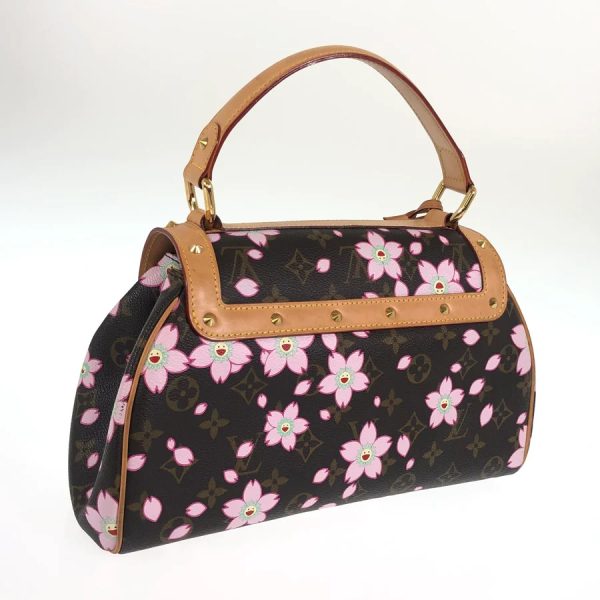 2 Louis Vuitton Cherry Blossom Sac Retro PM Handbag black