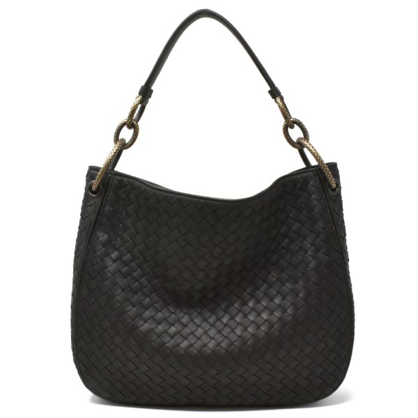 2 Bottega Veneta Business Bag Leather Black Shoulder Bag