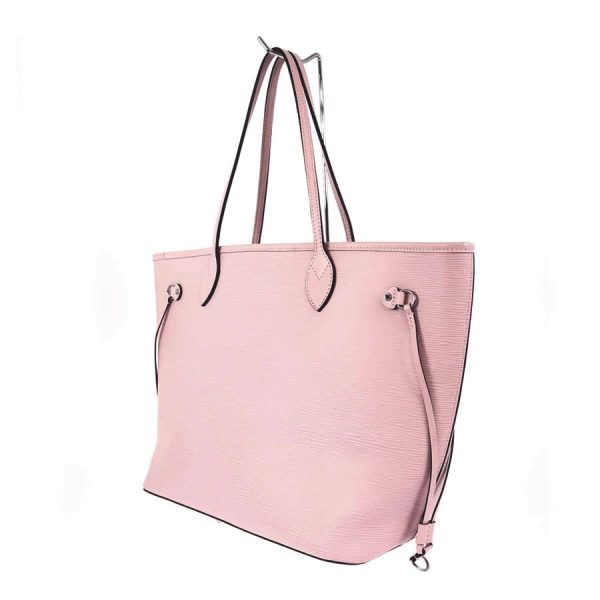 2 Louis Vuitton Neverfull MM Epi leather Tote Bag Pink