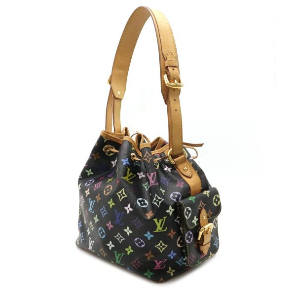 2 Louis Vuitton Monogram Multicolor Petite Noe Shoulder Bag Semi Shoulder One Shoulder Noir Black