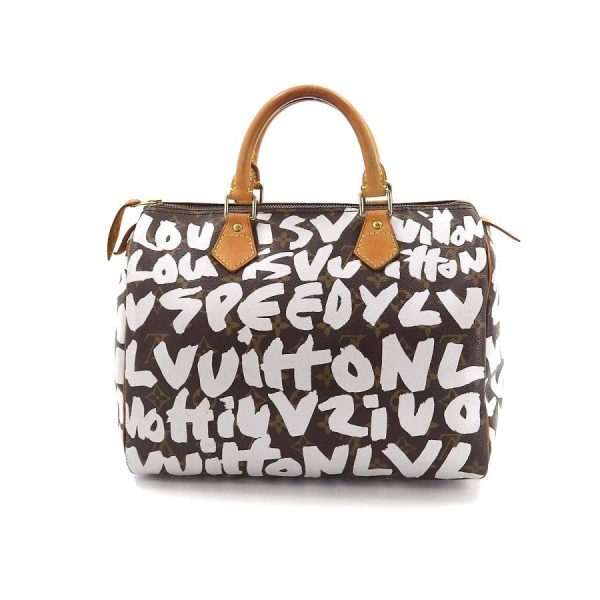 2 Louis Vuitton Speedy 30 Graffiti monogram canvas Handbag