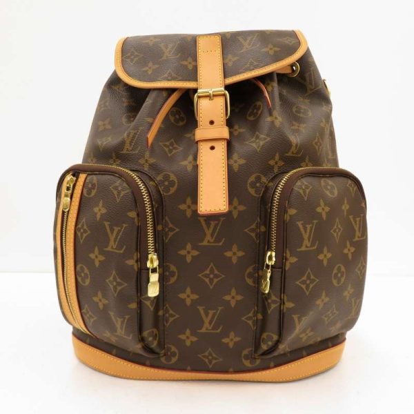 2 Louis Vuitton Monogram Bosphore Rucksack Backpack Brown