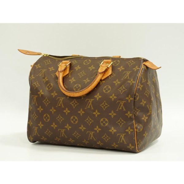 2 Louis Vuitton Speedy 30 Monogram Canvas Brown